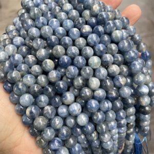 Natural Kyanite Gemstone Eye Round Beads,natural Kyanite Beads,6mm 8mm 10mm 12mm 14mm 16mm Natural Beads,blue Kyanite Beads Natural Kyanite Gemstone Eye Round Beads,natural Kyanite Beads,6mm 8mm 10mm 12mm 14mm 16mm Natural Beads,blue Kyanite Beads