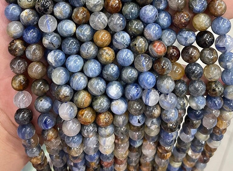 Natural Kyanite Gemstone Eye Round Beads,natural Kyanite Beads,6mm 8mm 10mm 12mm 14mm 16mm Natural Beads,blue Kyanite Beads Natural Kyanite Gemstone Eye Round Beads,natural Kyanite Beads,6mm 8mm 10mm 12mm 14mm 16mm Natural Beads,blue Kyanite Beads