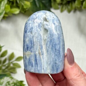 Kyanite Freeform | 193g | - #7 (polished Blue Crystal Chunk, Throat Chakra, Healing Stone, Peace)