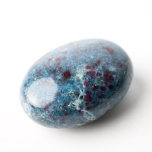 Ruby In Kyanite Polished Mini Palm Stone With Fuchsite