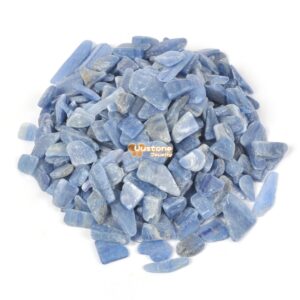 100 grams Big Kyanite Tumbled Chips Polished Crushed Stone Crystal Healing Embellishments
