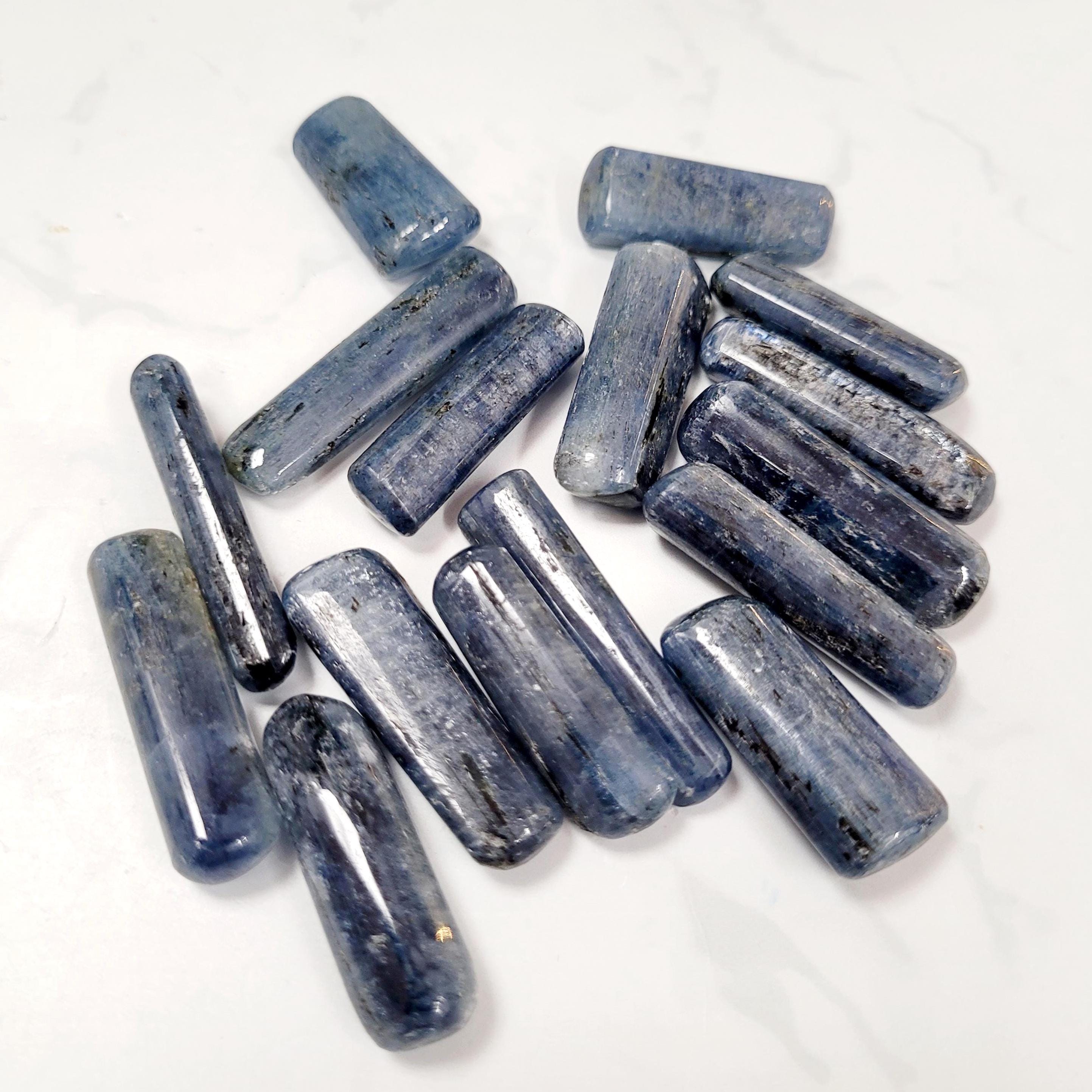 Blue Kyanite Crystal Tumblestones • Ethically Sourced