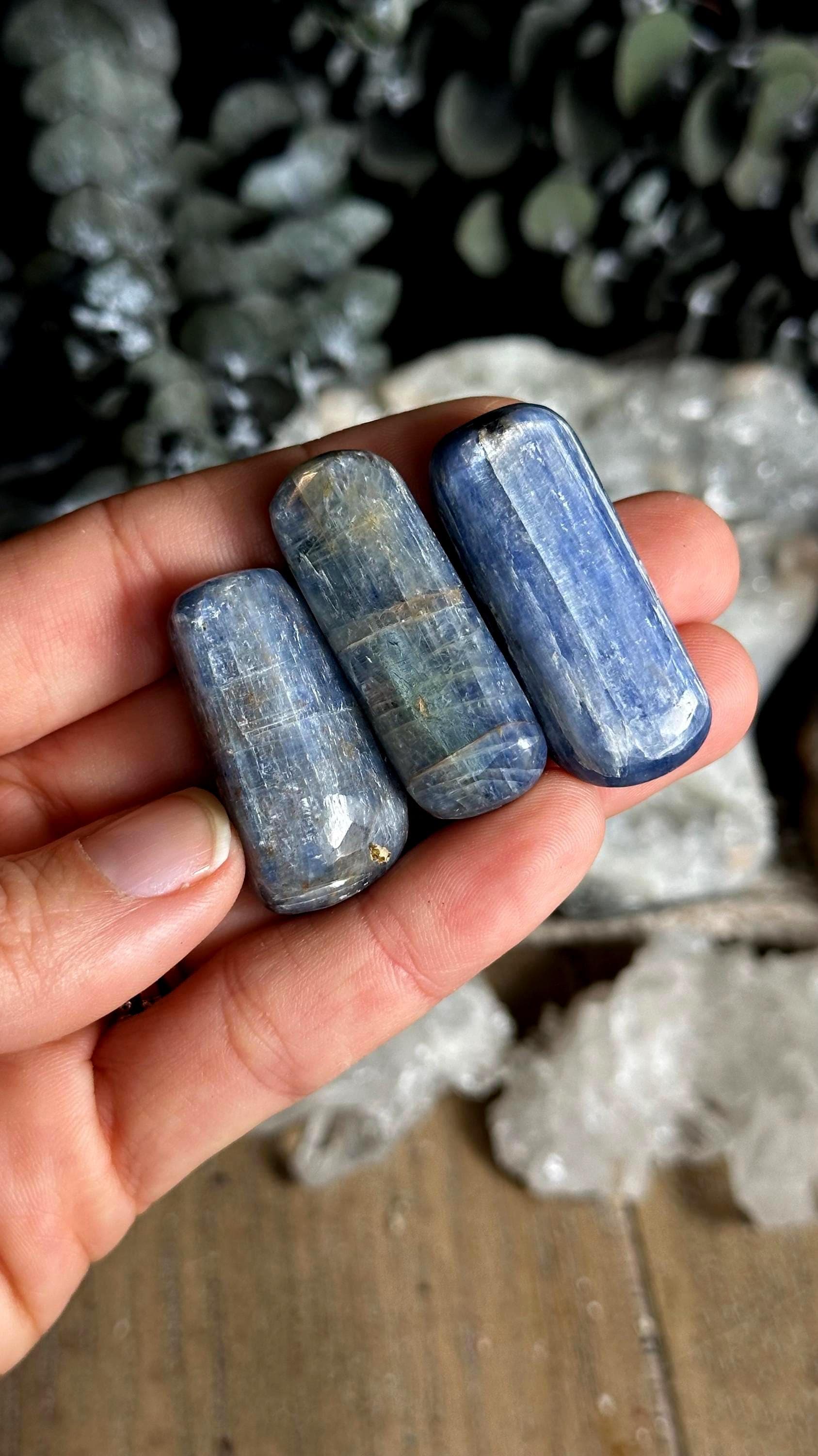 Tumbled Blue Kyanite Pocket Stone