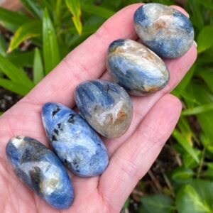 Blue Kyanite Stone, Kyanite Tumble, Blue Kyanite Stone, Funky Ones