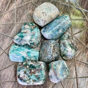 Green Kyanite Large Tumbled Stone| Rare Crystal Gemstone Natural