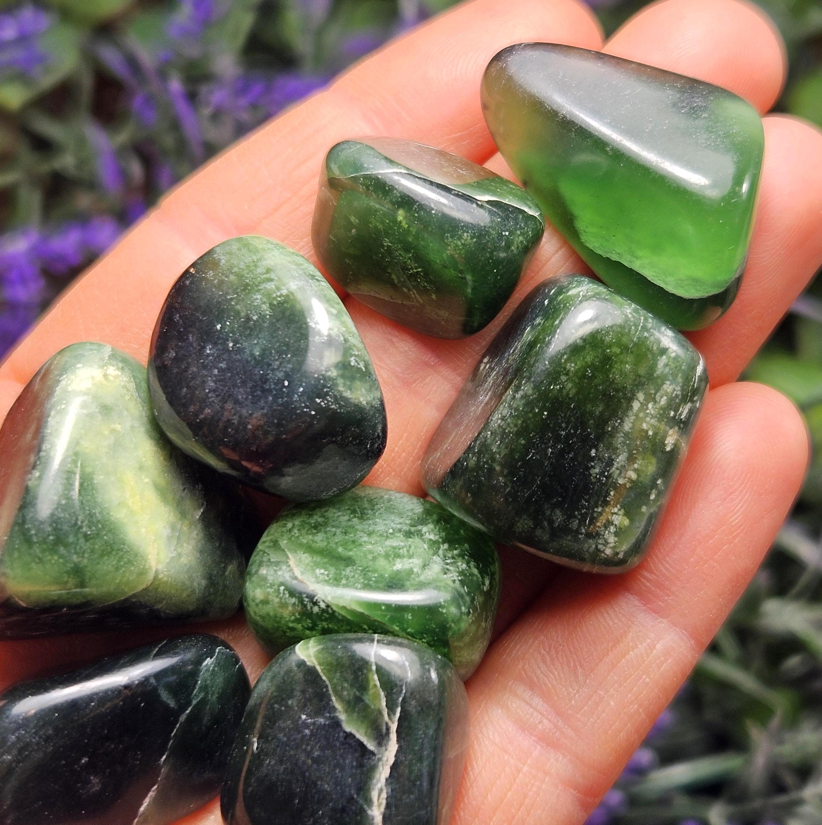 Green Kyanite Tumbled Stone: Polished Kyanite Crystal
