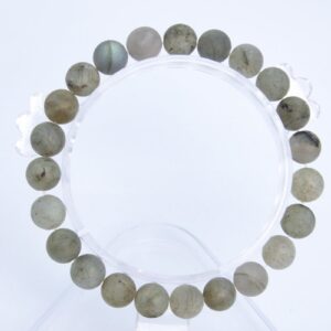 8mm Matte Light Gray Labradorite Beads Bracelet Grade A Genuine Natural Round Gemstone 7" Bulk Lot 1, 3, 5, 10 And 50 (106751h-061) 8mm Matte Light Gray Labradorite Beads Bracelet Grade A Genuine Natural Round Gemstone 7" Bulk Lot 1, 3, 5, 10 And 50 (106751h-061)