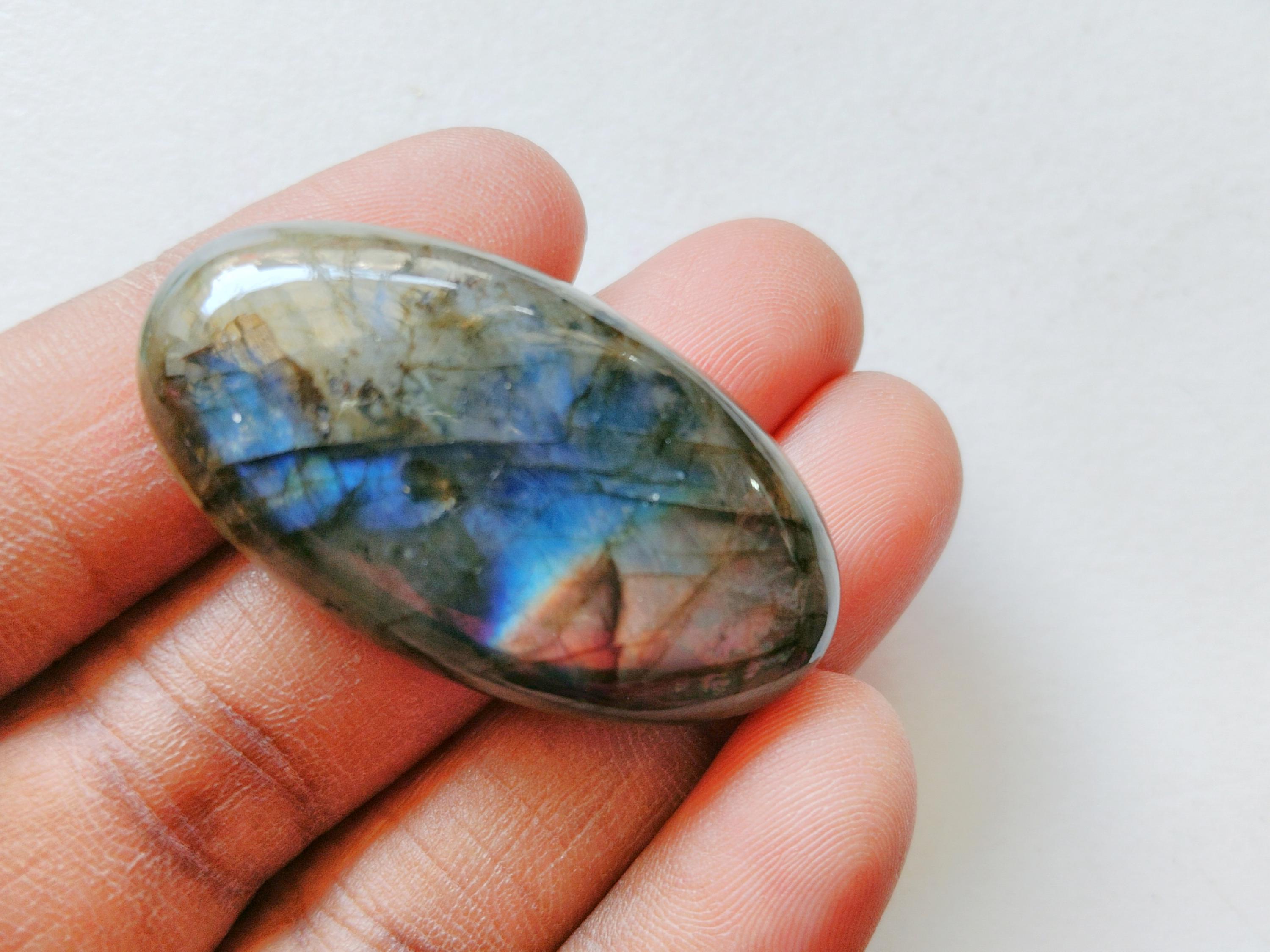 20x36mm Labradorite Plain Oval Cabochon, Rare Labradorite Flat Back Cabochon, Plain Oval Cabochon For Jewelry, 1 Pc Huge Labradorite - Ksn99 20x36mm Labradorite Plain Oval Cabochon, Rare Labradorite Flat Back Cabochon, Plain Oval Cabochon For Jewelry, 1 Pc Huge Labradorite - Ksn99