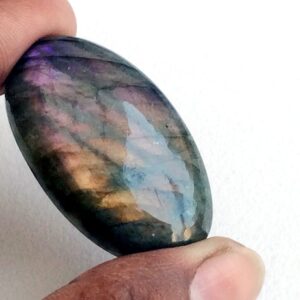 22x38mm Labradorite Plain Oval Cabochon, Rare Purple Fire Labradorite Gem, Purple Labradorite For Jewelry, Beautiful Labradorite - Ks3224