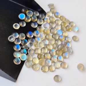 5mm Labradorite Plain Round Cabochons, Labradorite Smooth Round Flat Back Loose Cabochons (10pcs To 20pcs Options) - Asg35 5mm Labradorite Plain Round Cabochons, Labradorite Smooth Round Flat Back Loose Cabochons (10pcs To 20pcs Options) - Asg35