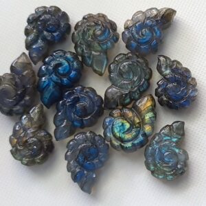 Labradorite Shell Hand Carved Cabochons 18mm Rare Natural Labradorite Gemstone Carving Loose Carving For Jewelry (2pcs To 4 Pcs) - Adg520 Labradorite Shell Hand Carved Cabochons 18mm Rare Natural Labradorite Gemstone Carving Loose Carving For Jewelry (2pcs To 4 Pcs) - Adg520