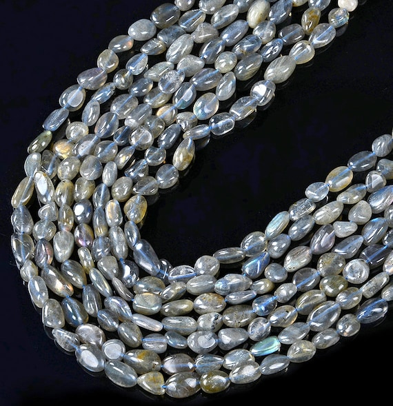 6-8mm Natural Labradorite Gemstone Pebble Nugget Loose Beads Bulk Lot 1,2,6,12 And 50 (d184) 6-8mm Natural Labradorite Gemstone Pebble Nugget Loose Beads Bulk Lot 1,2,6,12 And 50 (d184)