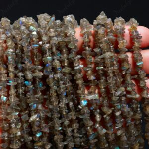 Aaa+ Black Labradorite Uncut Chip Beads,natural Labradorite Raw Rough Tiny Nugget Chips,34" Gemstone Beads For Handmade Jewelry