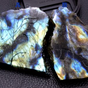 Natural Labradorite Gemstone: Polished Rough For Jewelry Making (35x55x45x65 Mm)