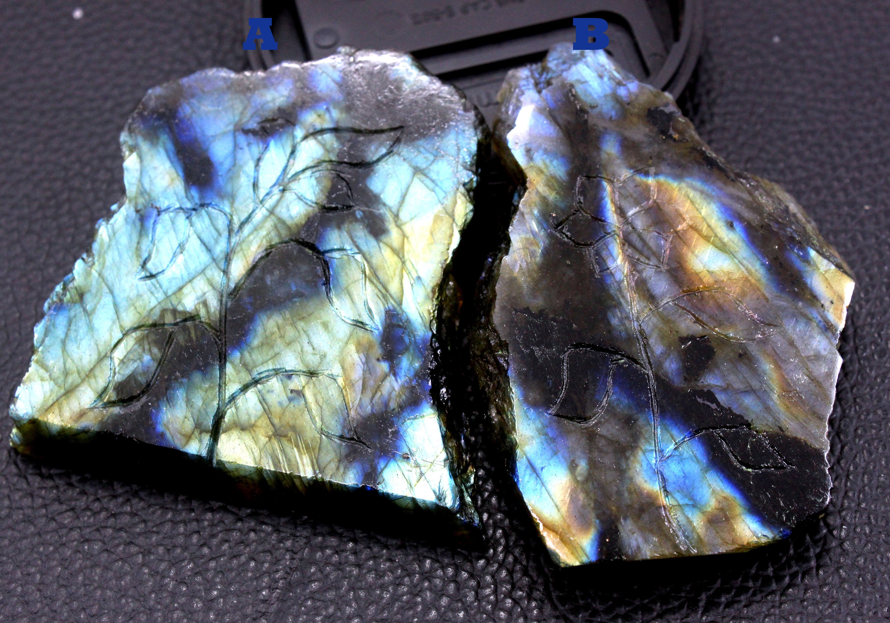 Natural Labradorite Gemstone: Polished Rough For Jewelry Making (35x55x45x65 Mm)