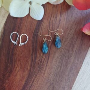 Teardrop flashy labradorite earrings.  Silver labradorite earrings. Gold labradorite earrings. Rose gold Labradorite