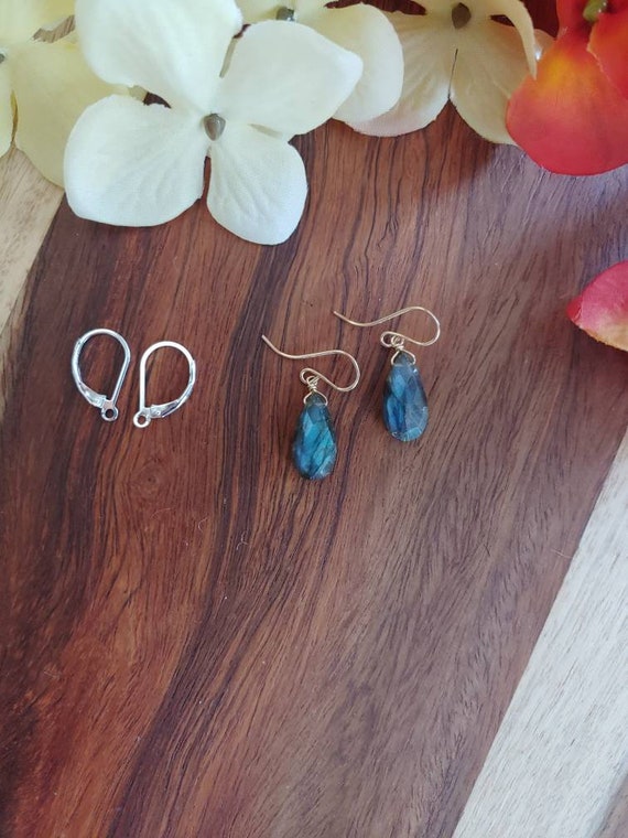 Teardrop Flashy Labradorite Earrings. Silver Labradorite Earrings. Gold Labradorite Earrings. Rose Gold Labradorite