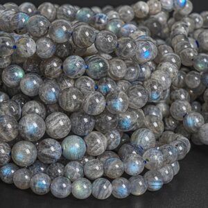 6mm Labradorite Beads Necklace 20" Genuine Natural Round Gemstone Beads 6mm Labradorite Beads Necklace 20" Genuine Natural Round Gemstone Beads