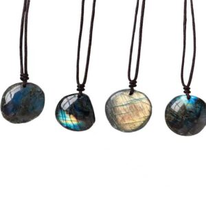Labradorite Necklace Gemstone - Crystal Necklace - Crystals Healing - Gifts - NC1022