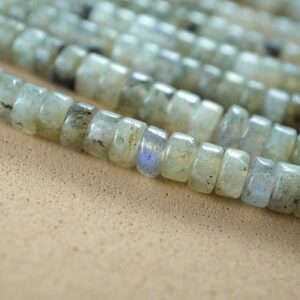 Labradorite Beads (heishe)(smooth)(4mm)(15"strand)