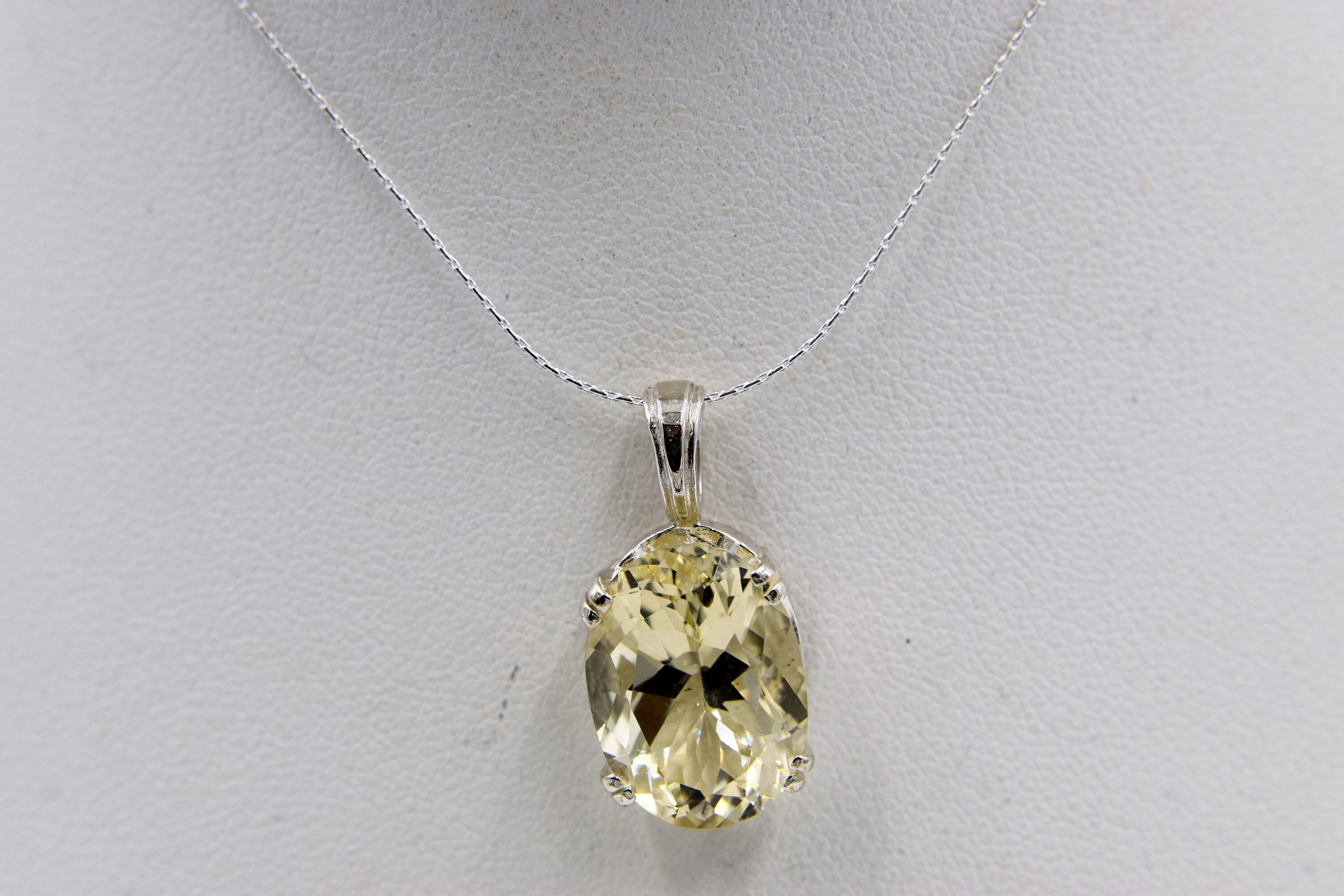 Labradorite Pendant, Big And Bold Huge Yellow Oval 16x12mm 9 + Carats, Set In 925 Sterling Silver, 18 Inch Sterling Silver Chain Included
