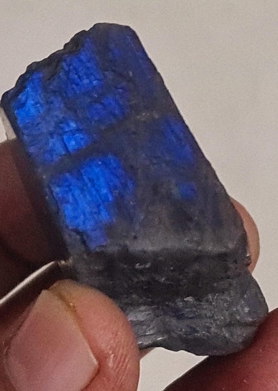 Raw Blue Fire Labradorite Chunk (176 Ct)