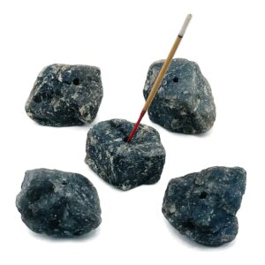 Labradorite Crystal Incense Holder -rough Crystal Stone Incense Stick Holder -raw Stone Incense Holder - Healing Stone - Rs1011