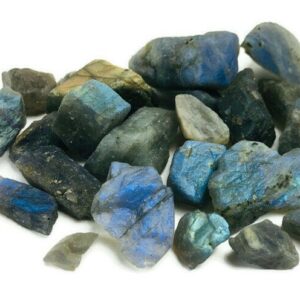 Raw Labradorite Crystal Lot: Rainbow Flashy Gemstone (100G)