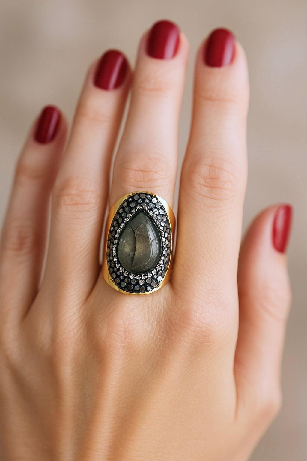 Labradorite Ring, Raw Stone Ring, Gemstone Cigar Ring, Large Gemstone Ring, Chunky Gold Ring, Cigar Ring, Gold Labradorite Ring, Pave Gold Ring Labradorite Ring, Raw Stone Ring, Gemstone Cigar Ring, Large Gemstone Ring, Chunky Gold Ring, Cigar Ring, Gold Labradorite Ring, Pave Gold Ring