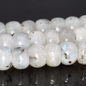 5x3mm Light Gray Labradorite Beads Grade A Genuine Natural Gemstone Full Strand Rondelle Loose Beads 15" Bulk Lot 1,3,5,10,50 (105020-1394)
