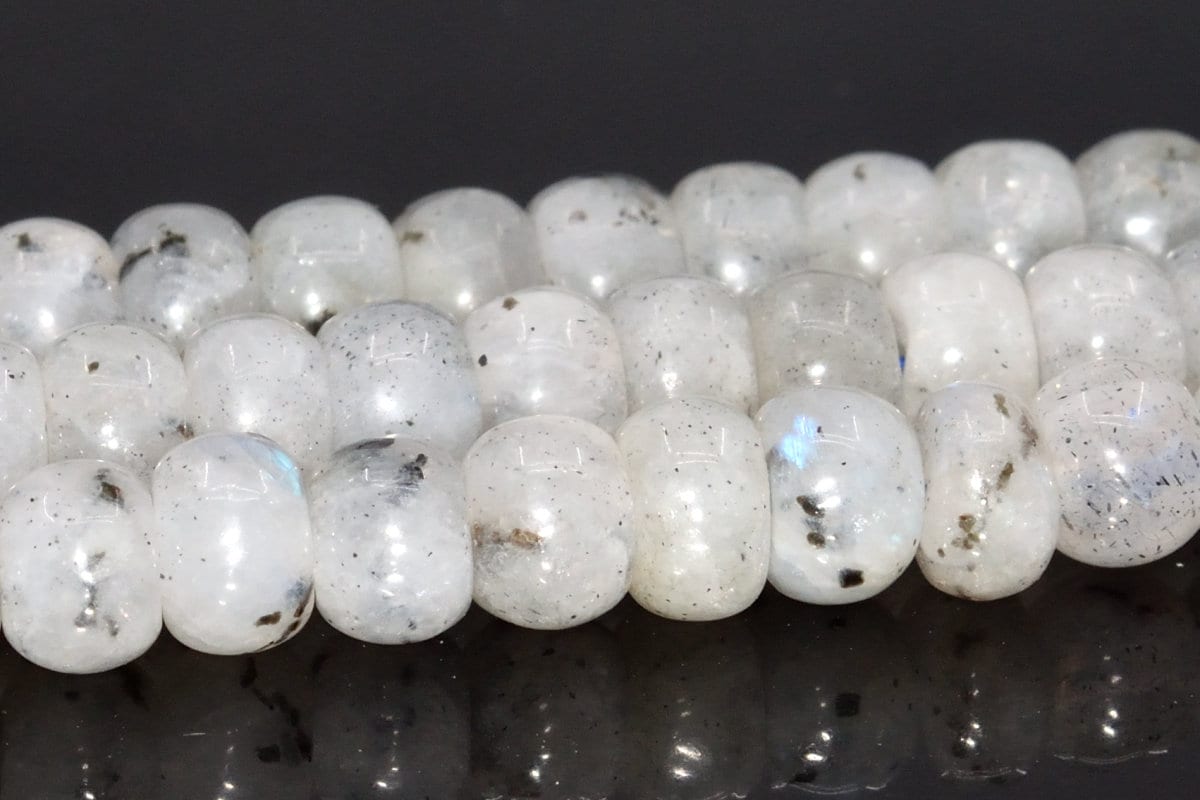 5x3mm Light Gray Labradorite Beads Grade A Genuine Natural Gemstone Full Strand Rondelle Loose Beads 15" Bulk Lot 1,3,5,10,50 (105020-1394)
