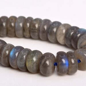 8x3mm Gray Labradorite Beads Grade Aaa Genuine Natural Gemstone Half Strand Rondelle Loose Beads 7.5" Bulk Lot 1,3,5,10,50 (105053h-1443)