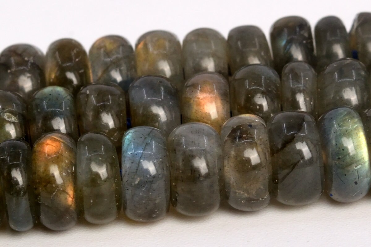 8x4mm Gray Labradorite Beads Grade Aa Genuine Natural Gemstone Full Strand Rondelle Loose Beads 15.5" Bulk Lot 1,3,5,10 And 50 (105050-1442) 8x4mm Gray Labradorite Beads Grade Aa Genuine Natural Gemstone Full Strand Rondelle Loose Beads 15.5" Bulk Lot 1,3,5,10 And 50 (105050-1442)