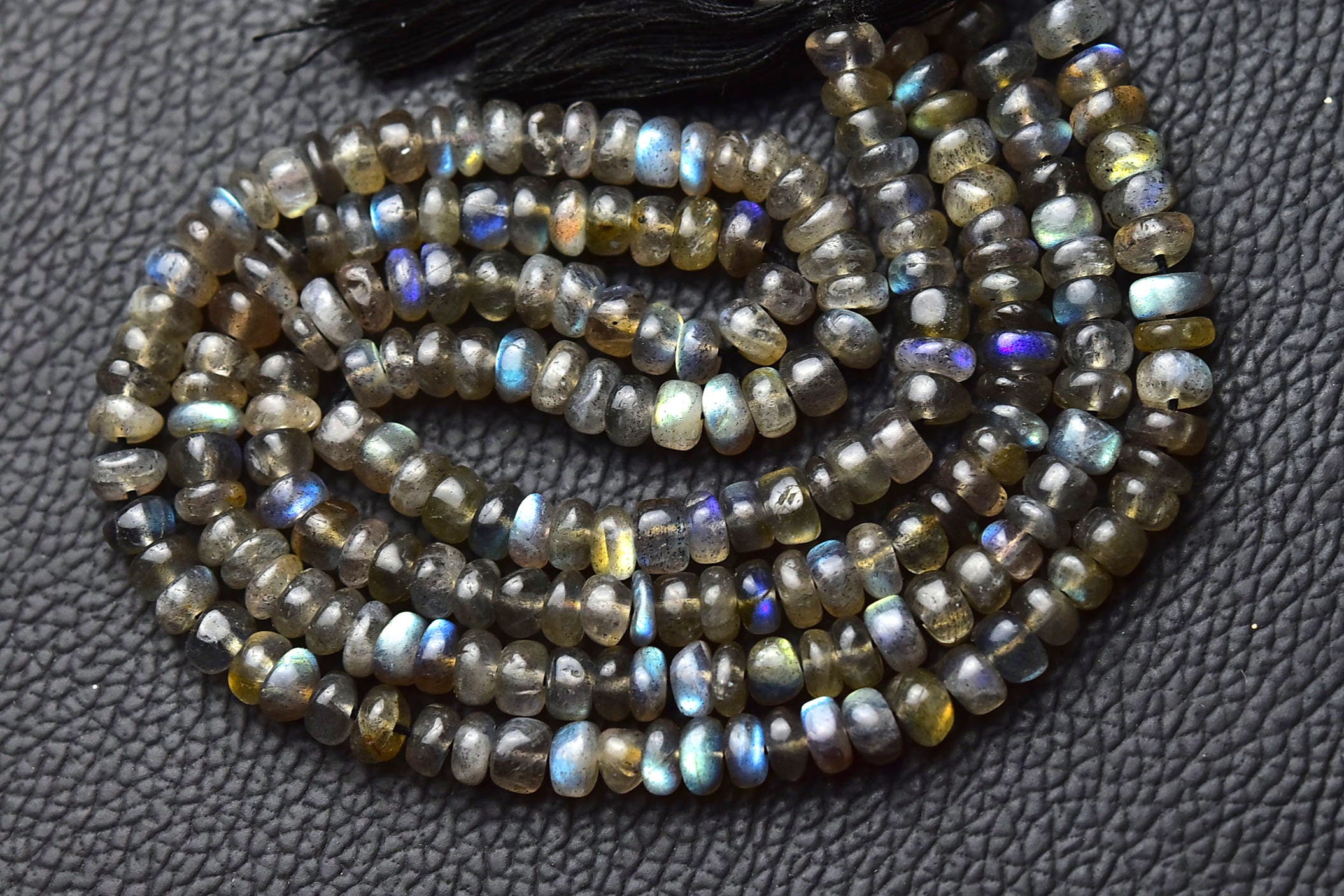 Natural Labradorite Rondelle Beads Smooth Gemstone Rondelle Jewelry Beads Fire Labradorite Plain Beads Strand 13 Inch Strand No3315 Natural Labradorite Rondelle Beads Smooth Gemstone Rondelle Jewelry Beads Fire Labradorite Plain Beads Strand 13 Inch Strand No3315