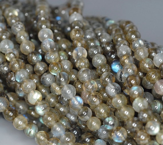 4mm Labradorite Gemstone Grade Ab Round 4mm Loose Beads 16 Inch Full Strand Lot (90183197-342)