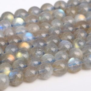5MM Light Gray Labradorite Beads Grade AAA Genuine Natural Gemstone Full Strand Round Loose Beads 15.5" BULK LOT 1,3,5,10,50 (103694-966)