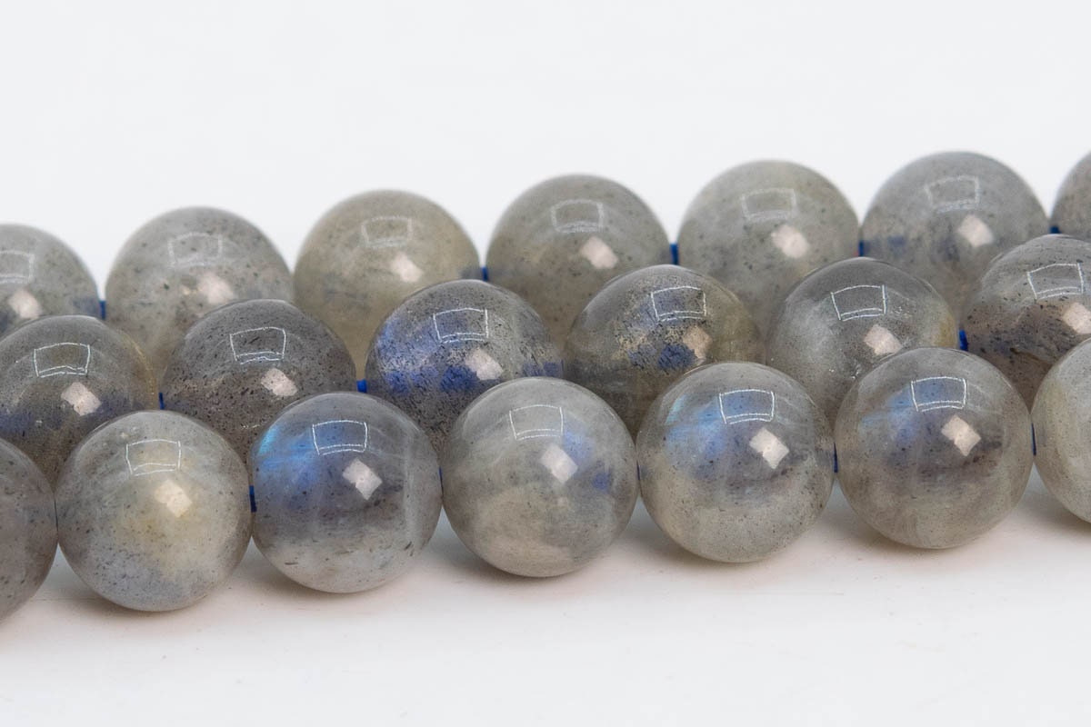 6mm Labradorite Beads Madagascar Grade A Natural Gemstone Round Loose Beads 15"/7.5" Bulk Lot Options (100286)