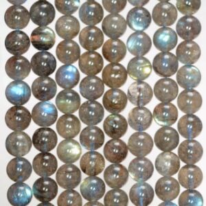 6mm Beauty Labradorite Gemstone Grade AA Round Loose Beads 15.5 inch Full Strand LOT 1,2,6,12 and 50 (90189824-834)