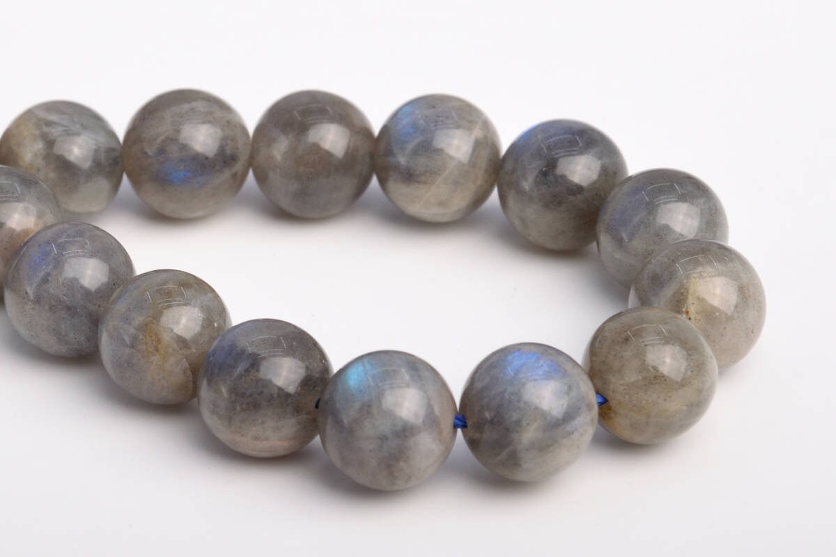8mm Gray Labradorite Beads Grade Ab+ Genuine Natural Gemstone Half Strand Round Loose Beads 7.5" Bulk Lot 1,3,5,10,50 (103776h-1029)