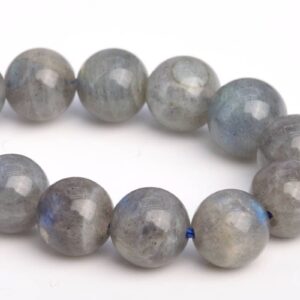8MM Light Gray Labradorite Beads Grade AA Genuine Natural Gemstone Half Strand Round Loose Beads 7.5" BULK LOT 1,3,5,10,50 (103784h-1028)