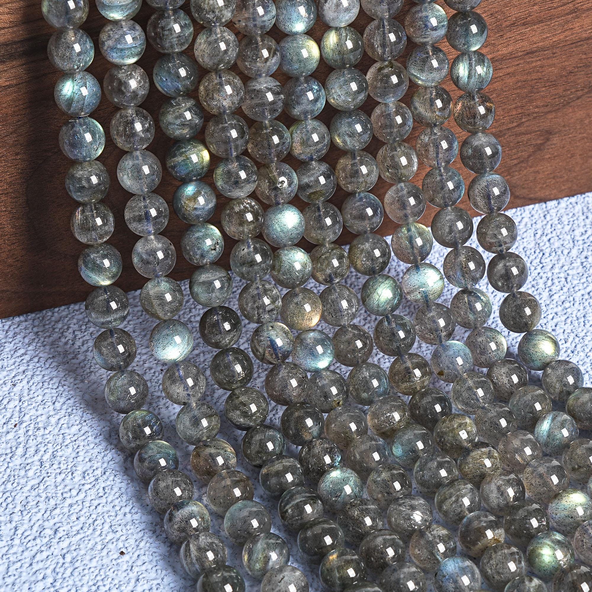 Madagascar Labradorite Beads Genuine Natural Round Gemstone Beads