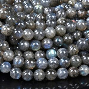 Natural Labradorite Gemstone Grade AA Round 5MM 6MM 7MM 8MM 9MM 10MM Loose Beads BULK LOT 1,2,6,12 and 50 (D497 D498)
