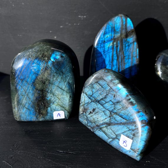 Labradorite Freeform Flashy Pure Blue Color, You Can Choose
