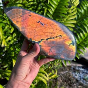 Gold Flash Labradorite Free Form: Healing Stone, 2lb 14.6oz
