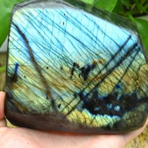 Large Labradorite Freeform,large Self Standing Labradorite Statue,desk/room Decor,healing Decor.flashy Labradorite Decor.weight 3.15lbs.#3