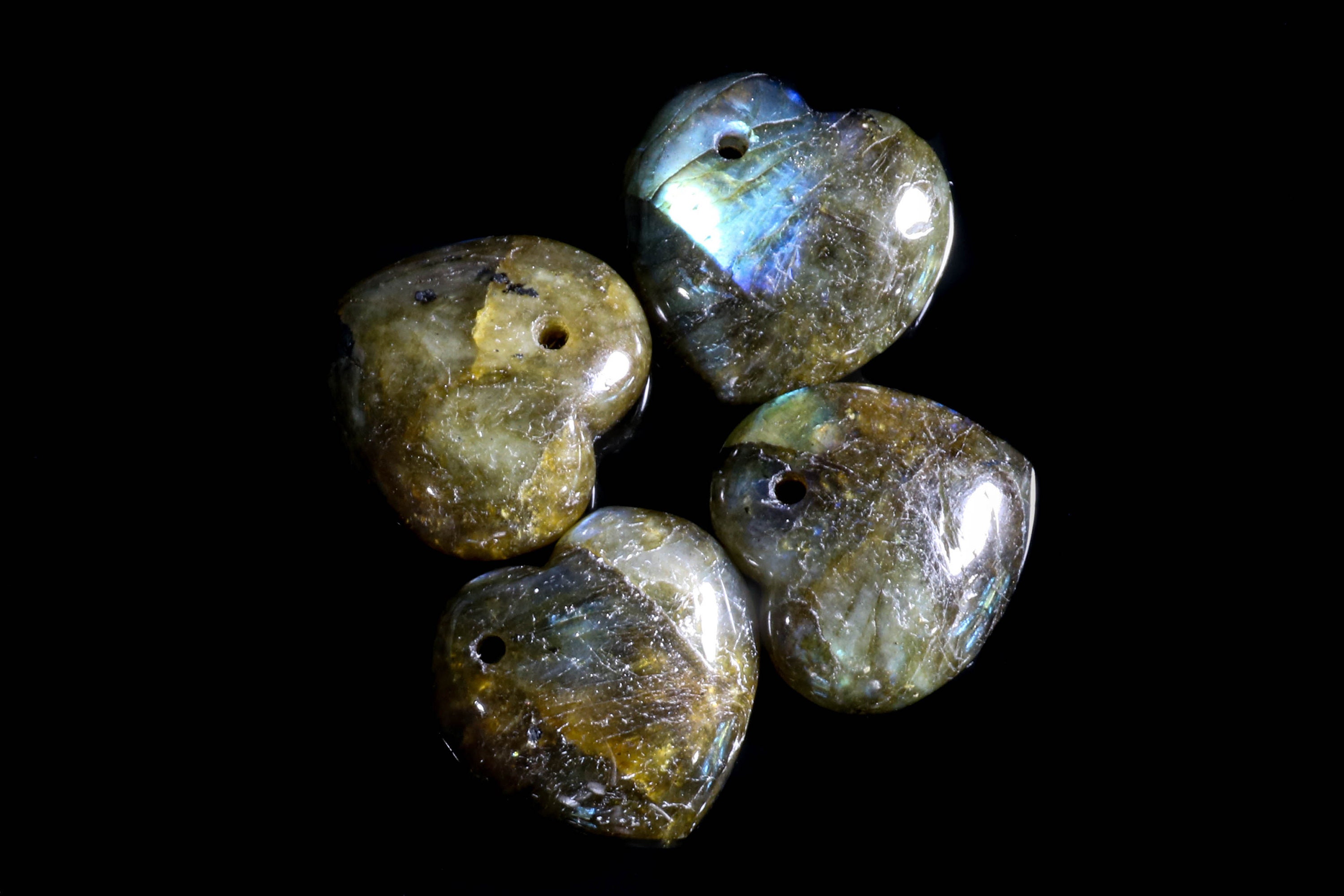 Labradorite Small Hearts*