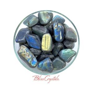 Labradorite Tumbled Stone W Flash #lt61 Labradorite Tumbled Stone W Flash #lt61