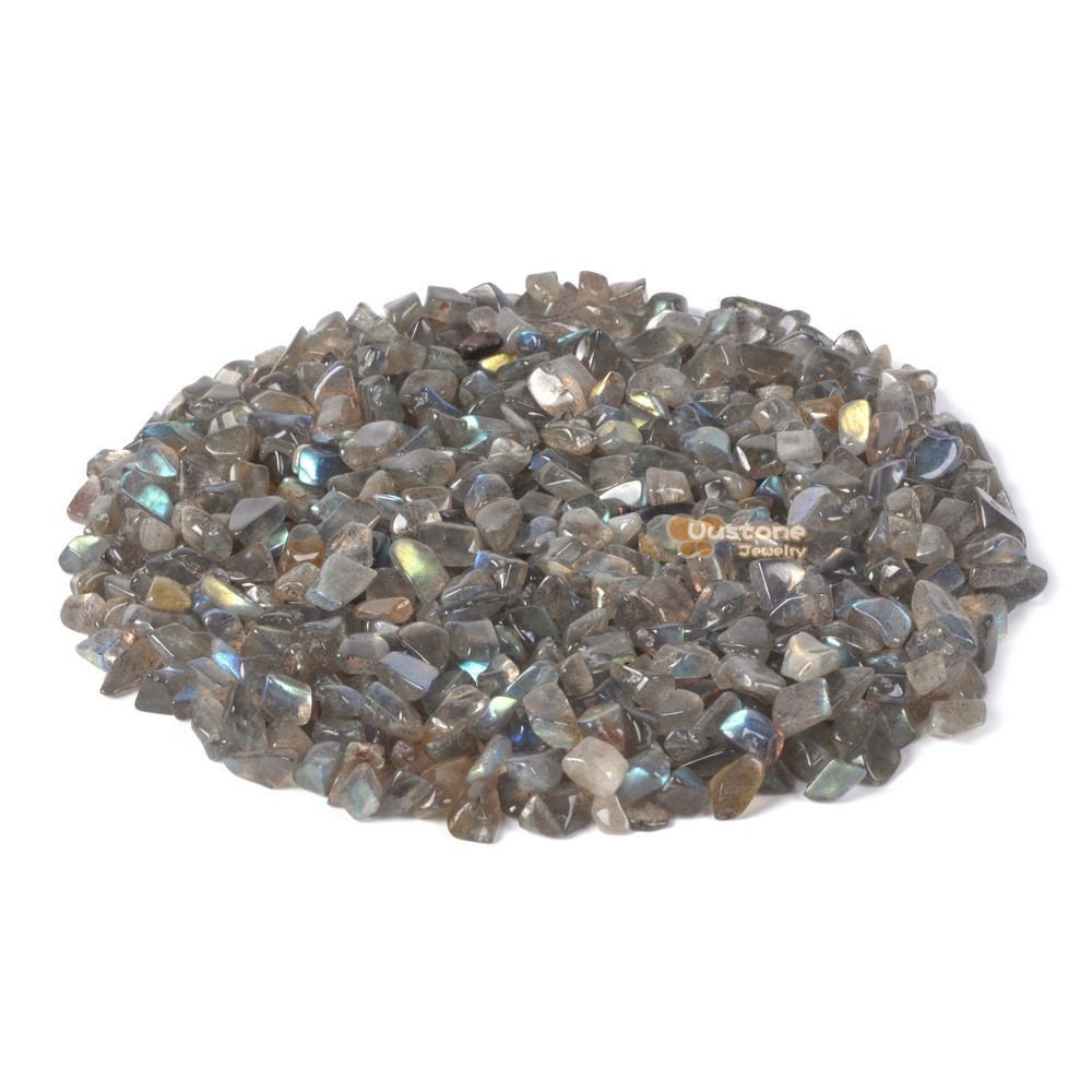 Labradorite Chips Crushed Tumbled Stone Crystal Healing Embellishments 100 Grams