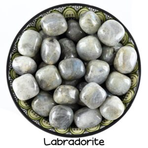 Labradorite Tumbled Stone, Flashy Blue Crystal, Magic And Altar Ritual Healing Gem Labradorite Tumbled Stone, Flashy Blue Crystal, Magic And Altar Ritual Healing Gem