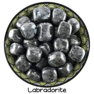 Labradorite Tumbled Stone, Natural Flashy Gemstone, Magic And Transformation Wellness Stone Labradorite Tumbled Stone, Natural Flashy Gemstone, Magic And Transformation Wellness Stone